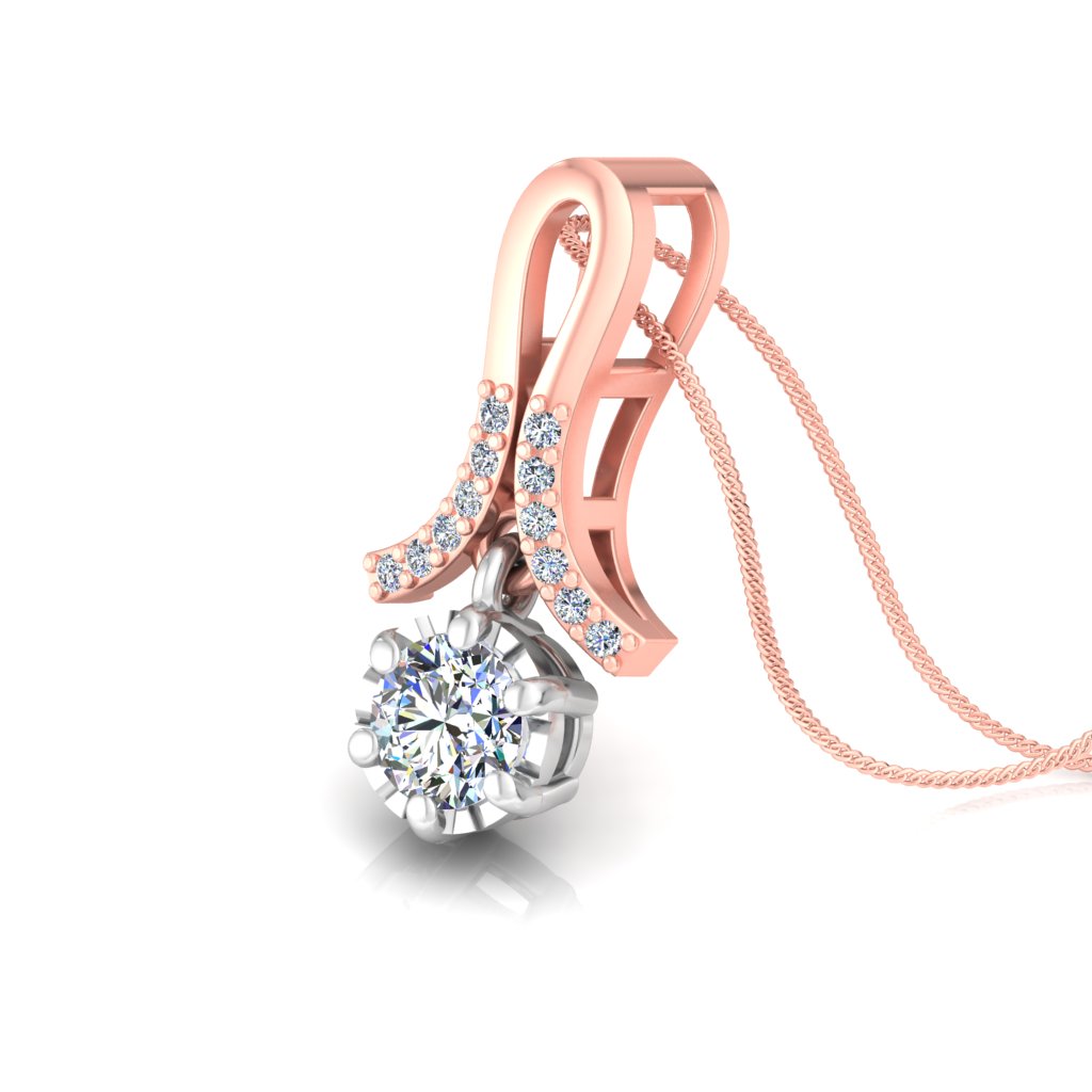 ELEVATE YOUR STYLE WITH OUR 0.25CT ROUND "DIAMOND BRILLIANCE" PENDANT