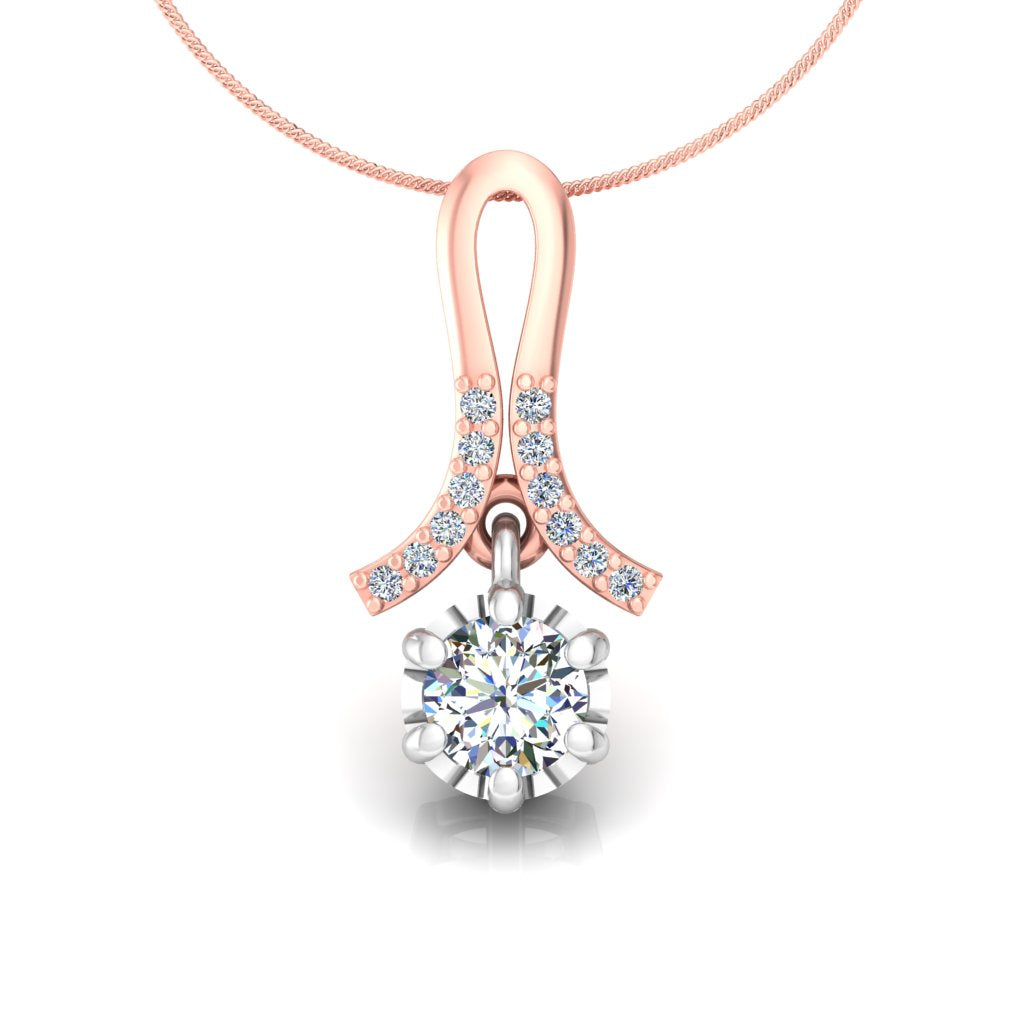 ELEVATE YOUR STYLE WITH OUR 0.25CT ROUND "DIAMOND BRILLIANCE" PENDANT