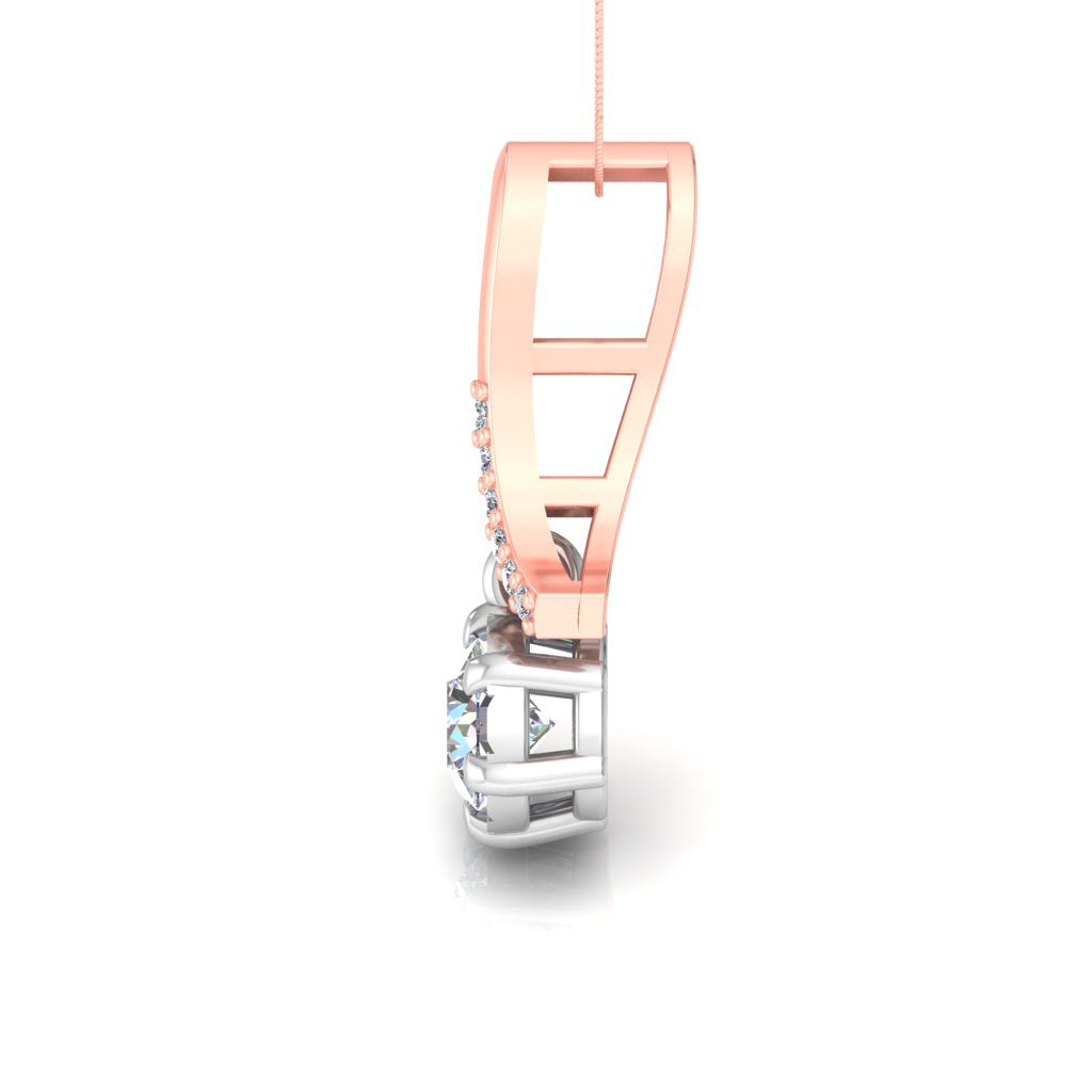 ELEVATE YOUR STYLE WITH OUR 0.25CT ROUND "DIAMOND BRILLIANCE" PENDANT