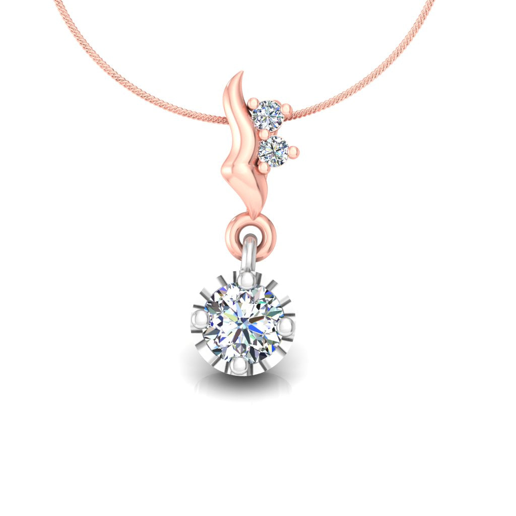 STUNNING 0.25CT CENTRE WHITE DIAMOND PENDANT