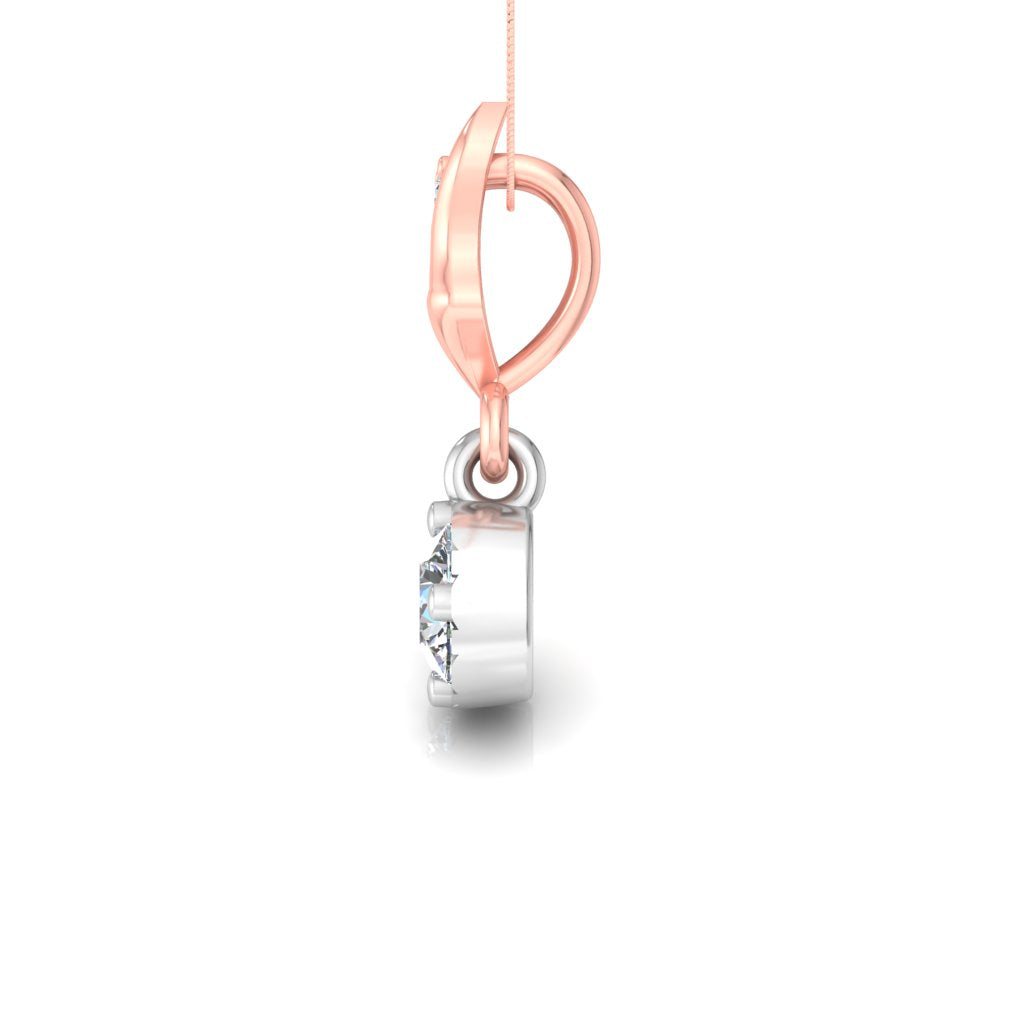 STUNNING 0.25CT CENTRE WHITE DIAMOND PENDANT