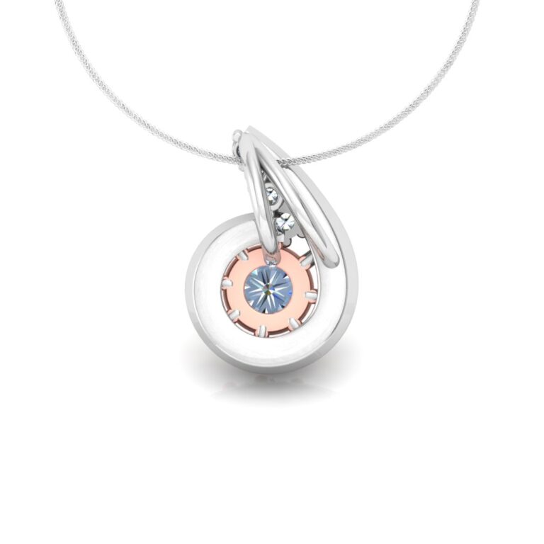 DELICATE DESIGN SOLITAIRE PENDANT