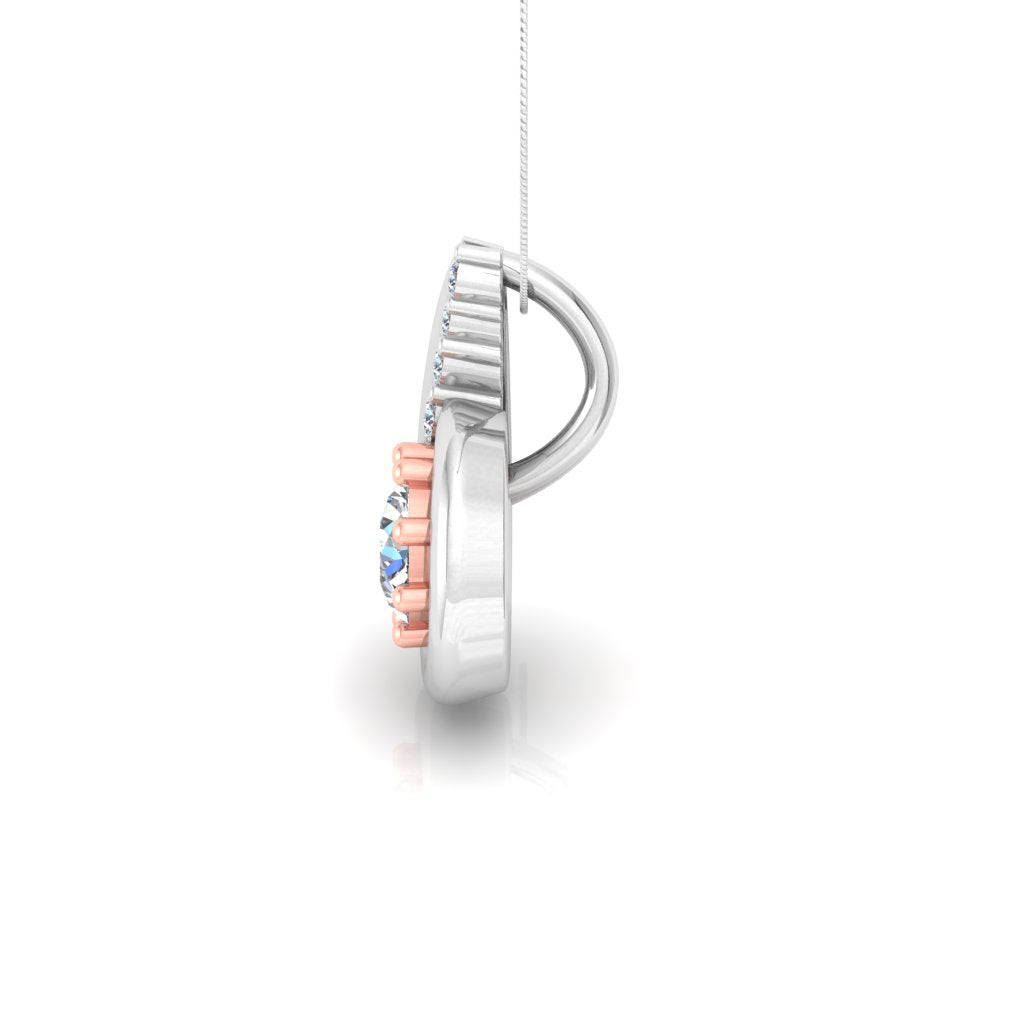 DELICATE DESIGN SOLITAIRE PENDANT