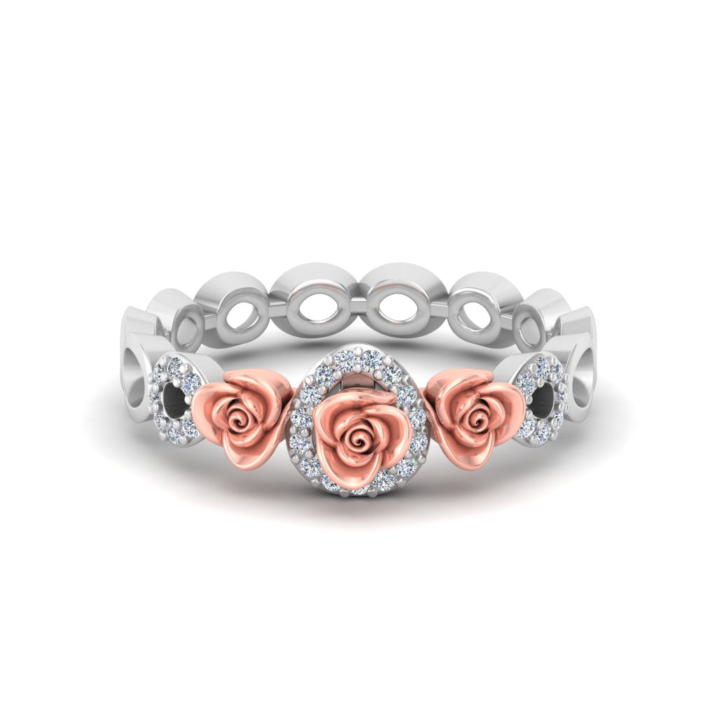 3 ROSE DESIGN RING
