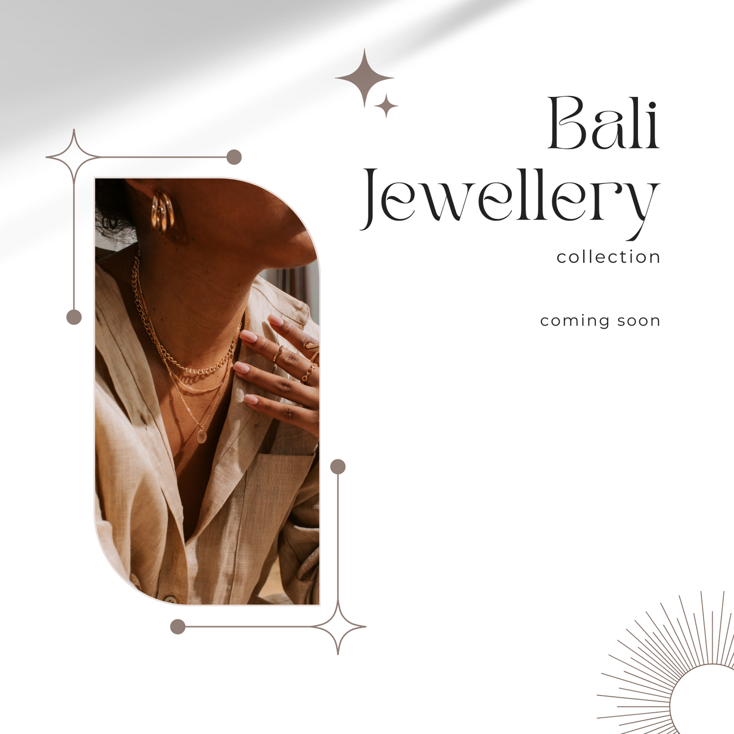 CRYSTAL BAR HOOPS