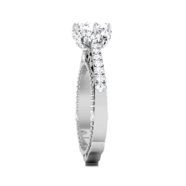 1 CT ROUND DIAMOND SOLITAIRE ENGAGEMENT RING