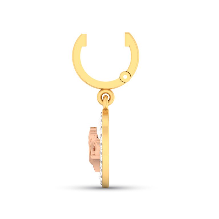 BUTTERFLY ROUND SHAPE PENDANT SET