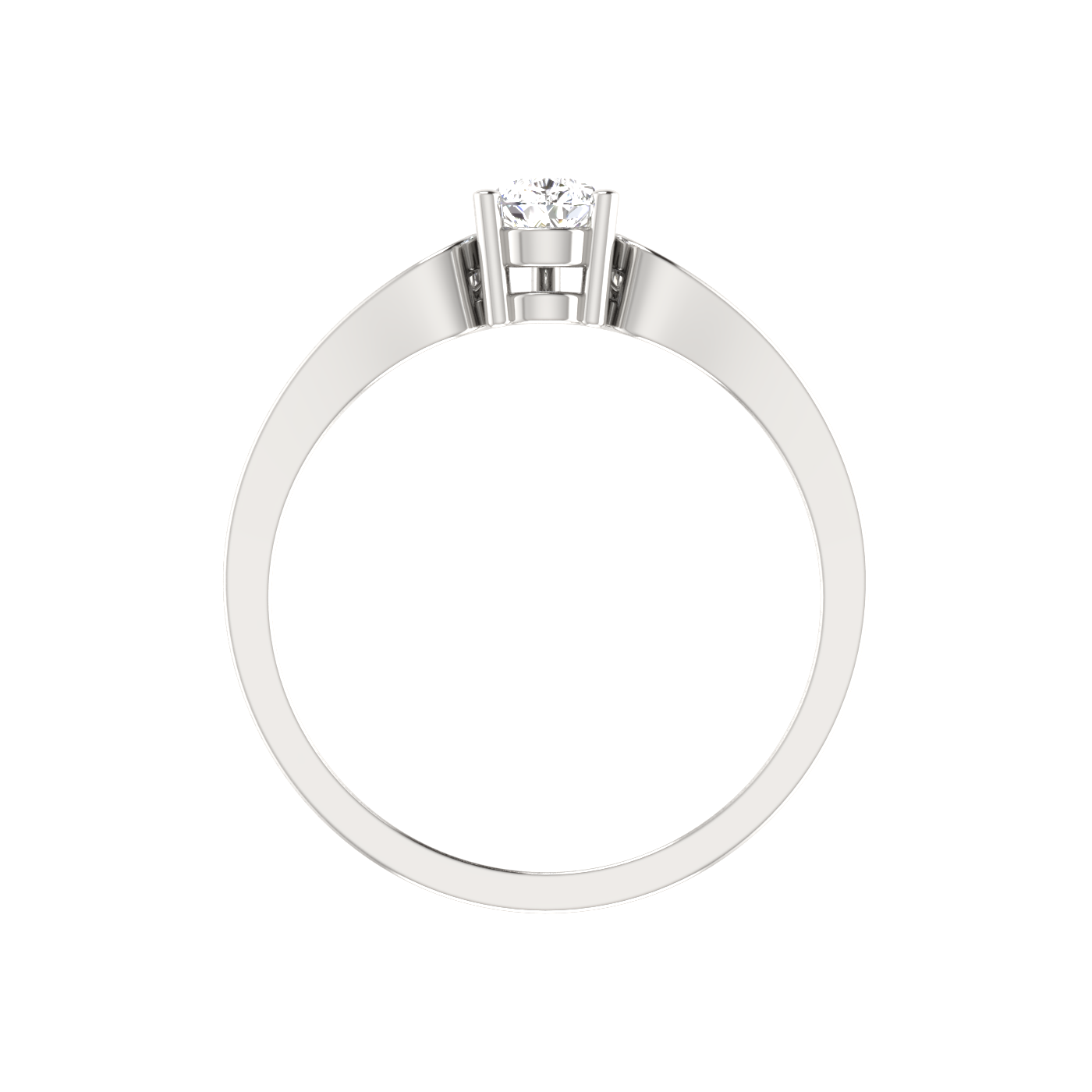 1 CARAT 3 PRONG PEAR SHAPE CLASSIC ENGAGEMENT RING