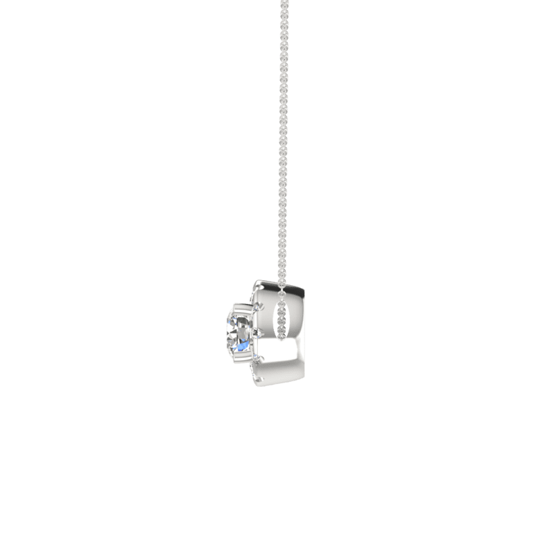 0.25 CT HOLA DESIGN SOLITAIRE DIAMOND PENDANT