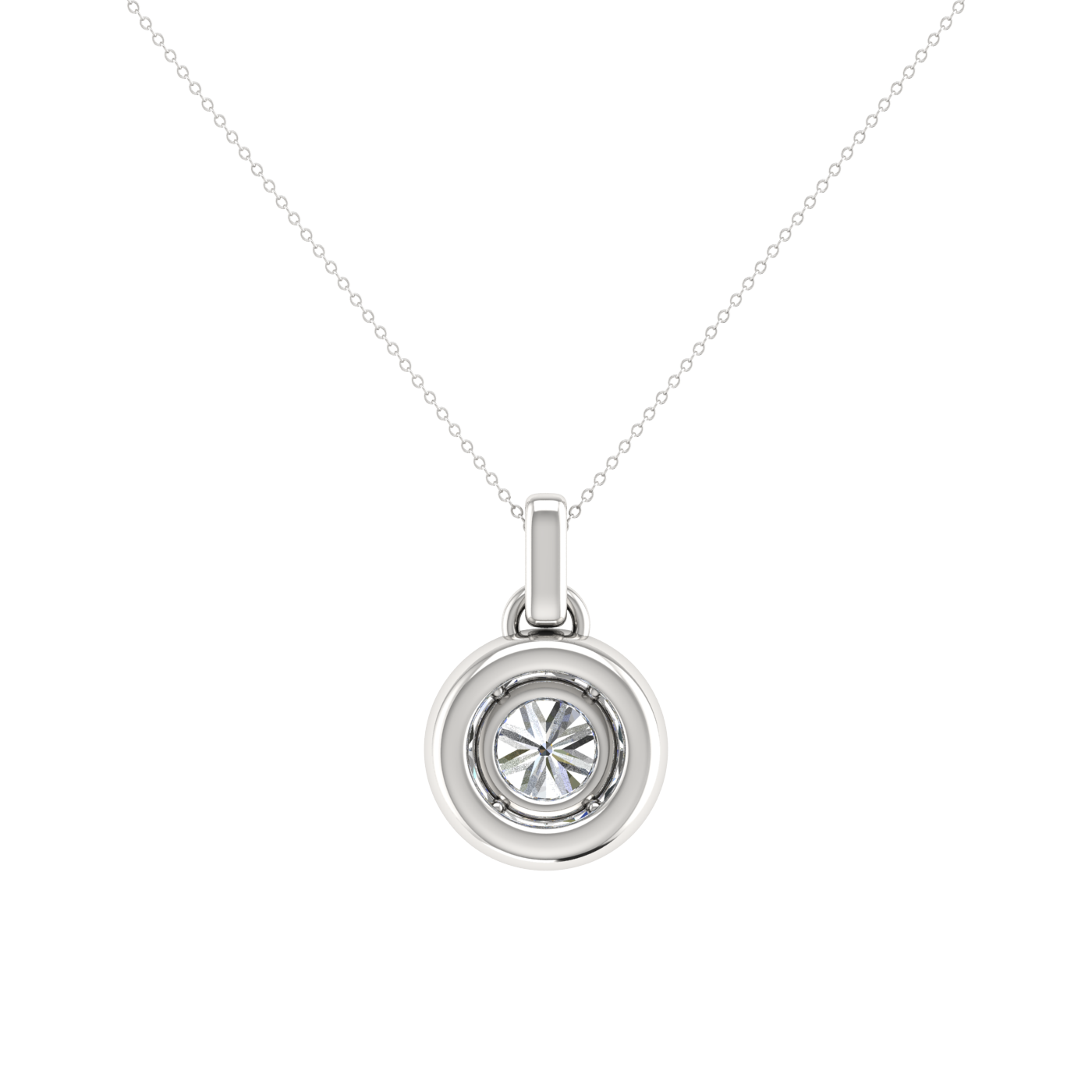 HOLA DESIGN ELEGANT LOOK SOLITAIRE PENDANT