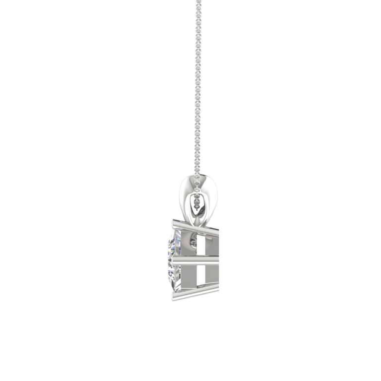 BUNNY DESIGN PRINCESS FACE SOLITAIRE NECKLACE