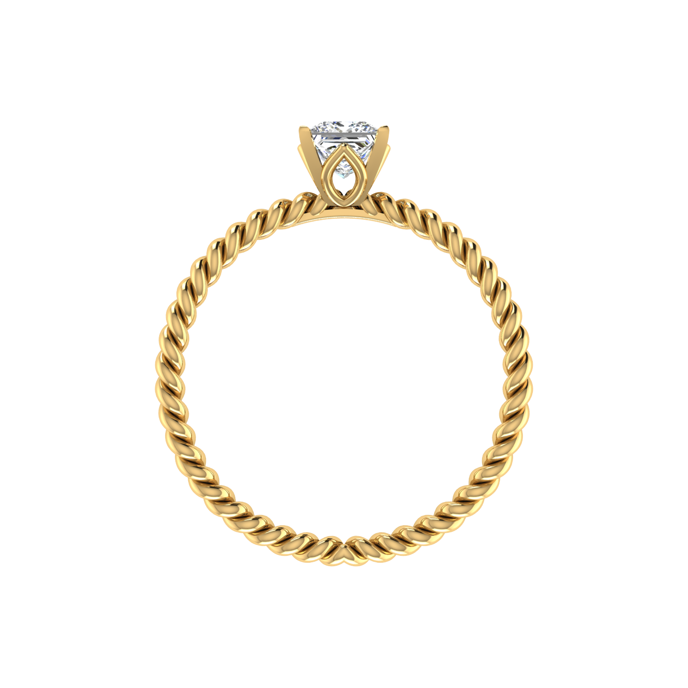DUO TWISTED RING