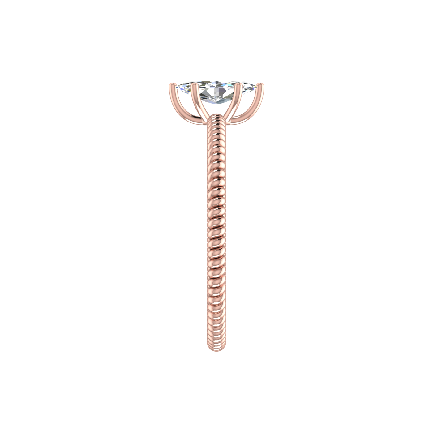 TWISTED MARQUISE RING