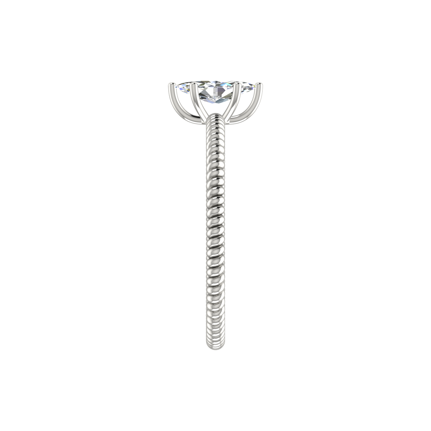 TWISTED MARQUISE RING