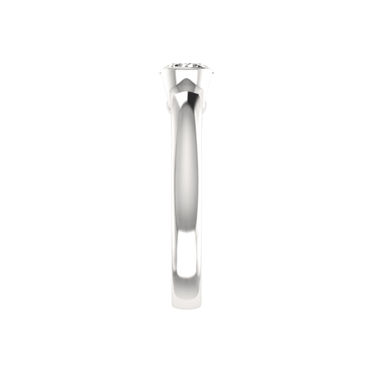 1 Carat Round Diamond Solitaire Ring with Brilliant Brezzel Setting – Timeless Elegance and Sparkling Beauty