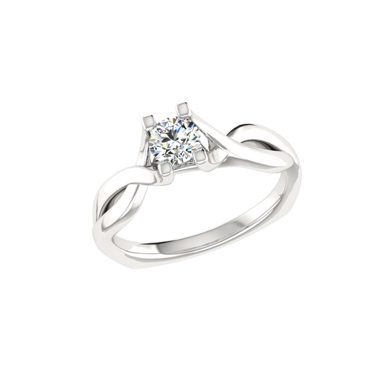 1 Carat Round Diamond Solitaire Ring – Stunning 4 Prong Setting for Timeless Elegance