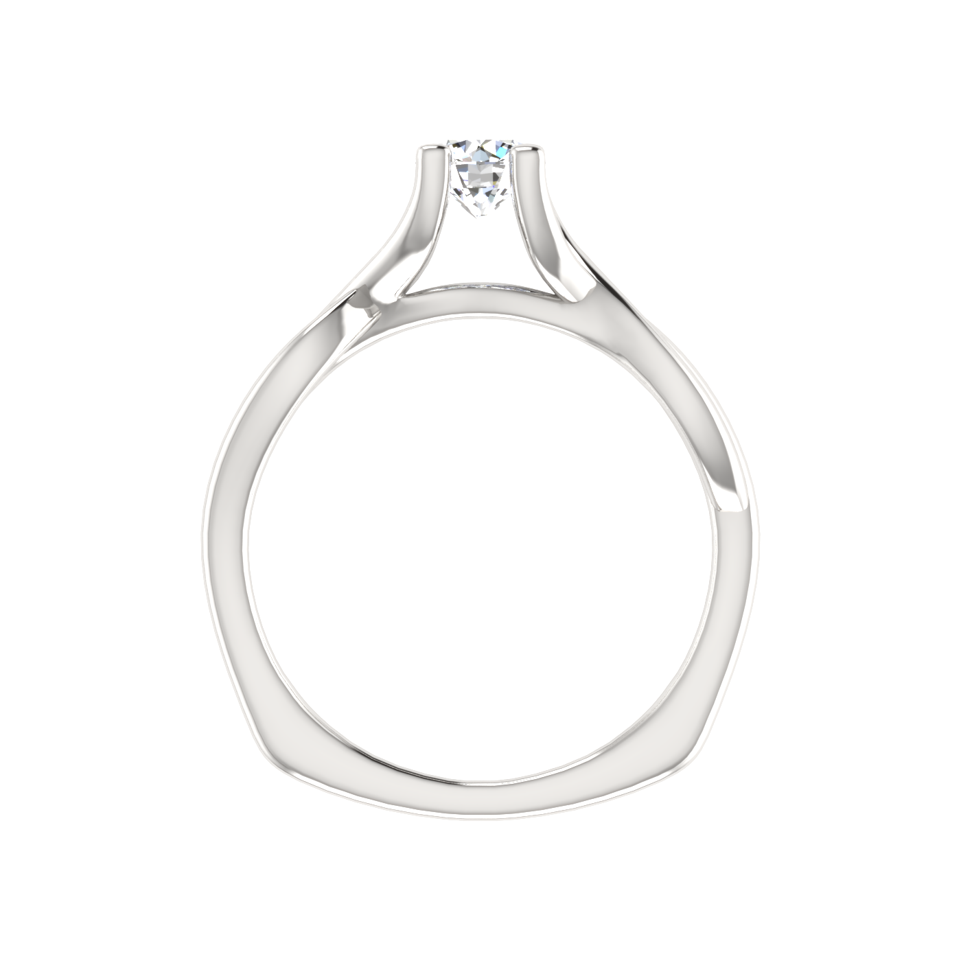 1 Carat Round Diamond Solitaire Ring – Stunning 4 Prong Setting for Timeless Elegance