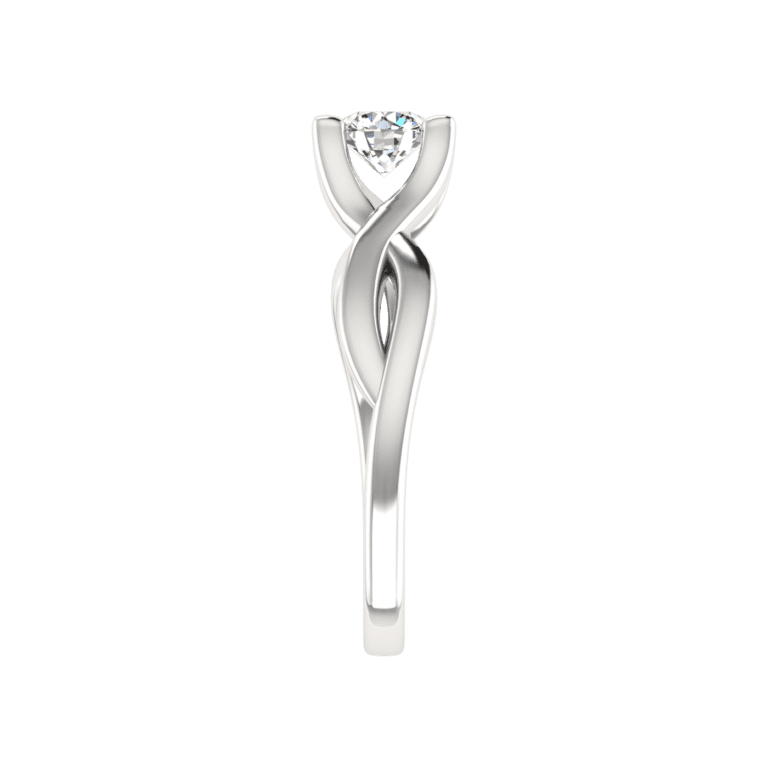 1 Carat Round Diamond Solitaire Ring – Stunning 4 Prong Setting for Timeless Elegance