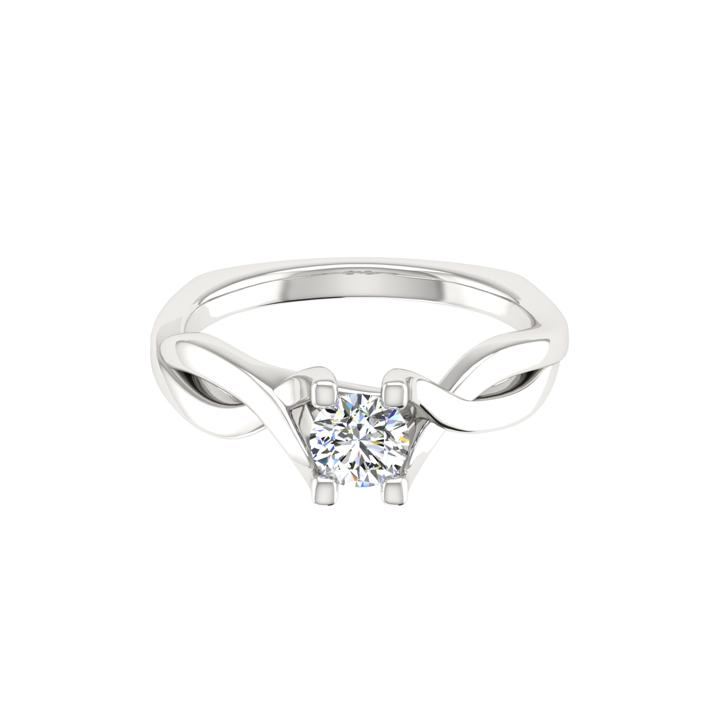 1 Carat Round Diamond Solitaire Ring – Stunning 4 Prong Setting for Timeless Elegance