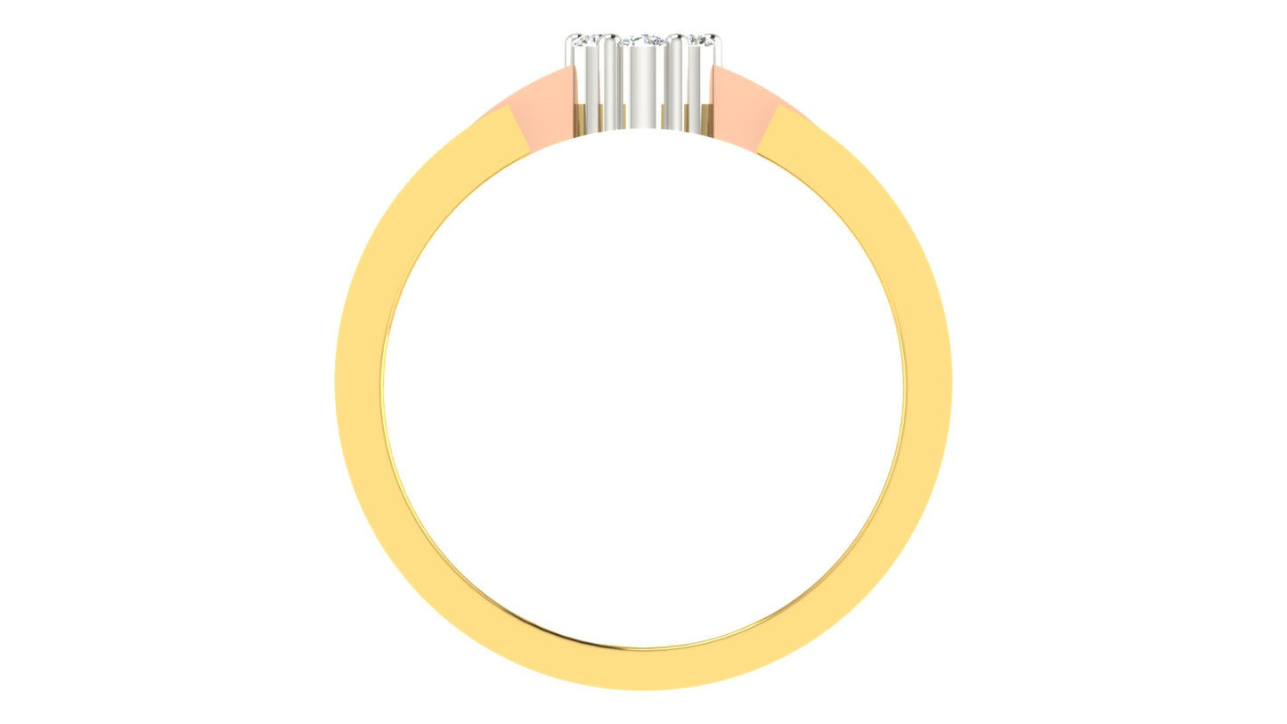 DENZI ROUND CLUSTER RING