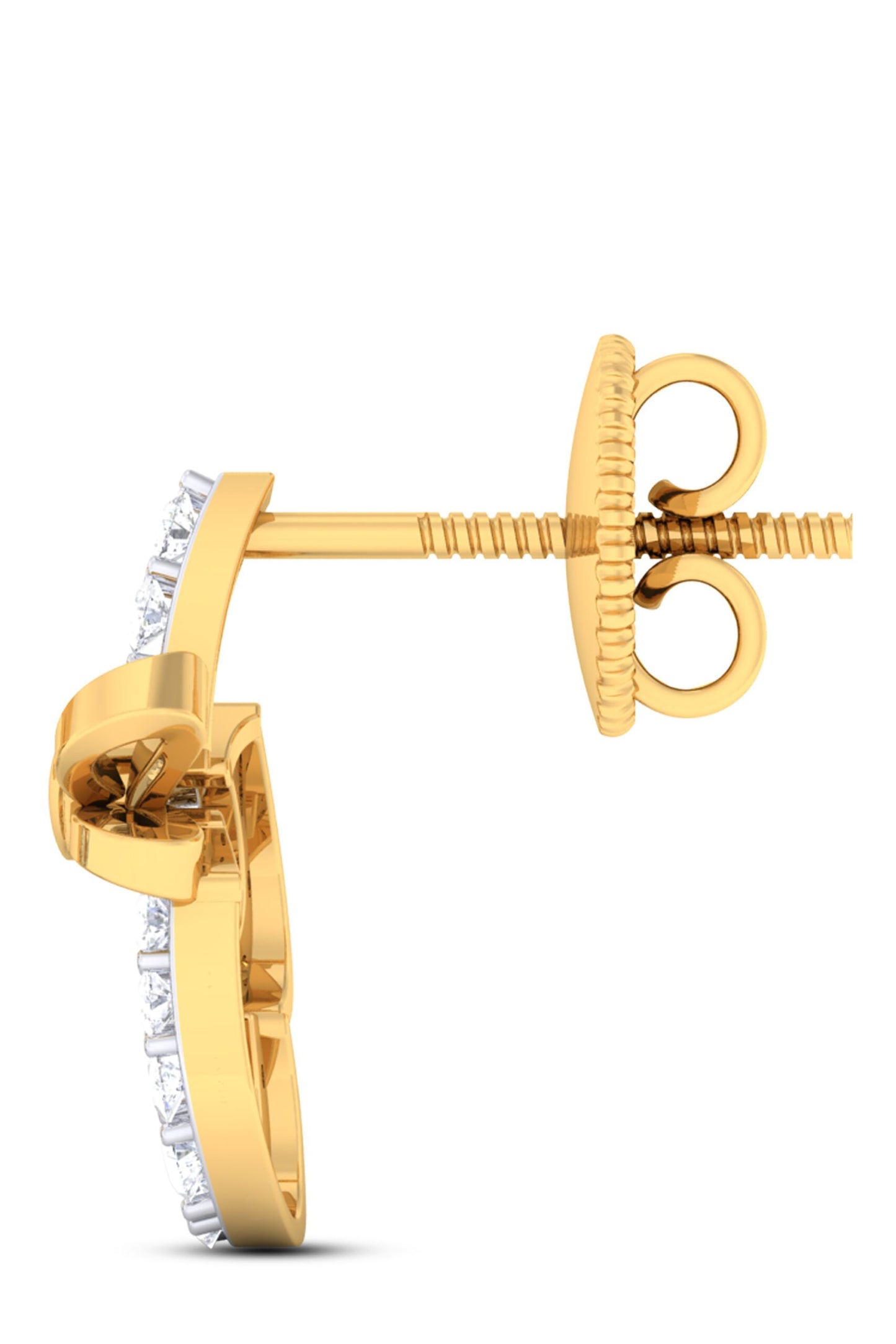 BOW TIE FANCY SHAPE DIAMOND PENDANT SET