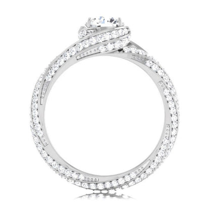 1 CARAT DIAMOND TWISTER ENGAGEMENT RING