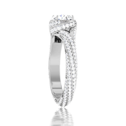 1 CARAT DIAMOND TWISTER ENGAGEMENT RING