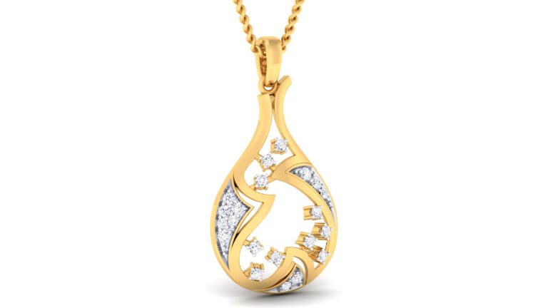 DESIGNER WATER DROP SHAPE PENDANT SET