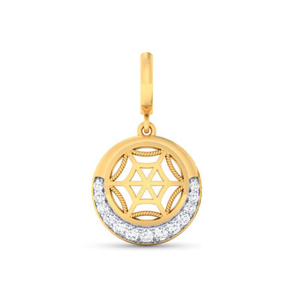 SPIDER WEB ROUND SHAPE PENDNAT SET