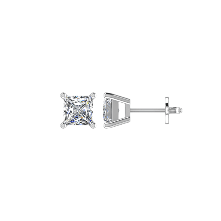 4 PRONG BASKET SETTING SOLITAIRE 0.25 CARAT EARRING