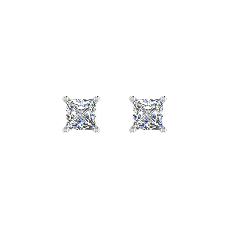 4 PRONG BASKET SETTING SOLITAIRE 0.25 CARAT EARRING