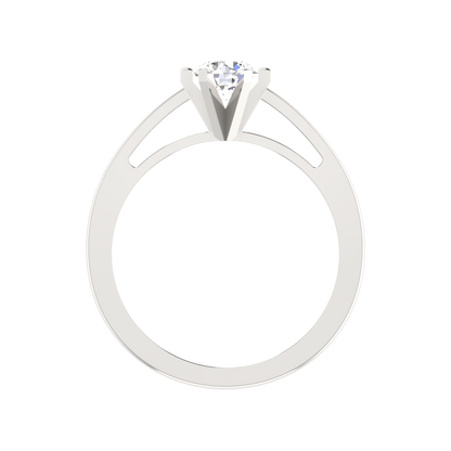 1 CT 6 PRONG ROUND DIAMOND SOLITAIRE ENGAGEMENT RING