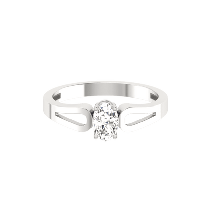 1 CARAT 4 PRONG OVAL SHAPE CLASSIC ENGAGEMENT RING