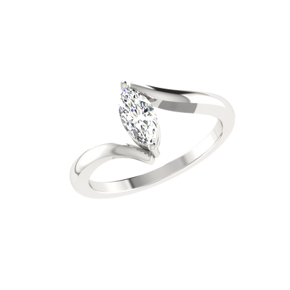 1 CARAT MARQUISE 2 PRONG SETTING CLASSIC DESIGN RING