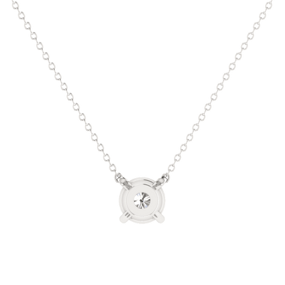 ELEGANT 4 PRONG BASKET SETTING NECKLACE