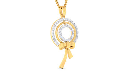 SPIRITUAL ROUND SHAPE DIAMOND PENDANT SET