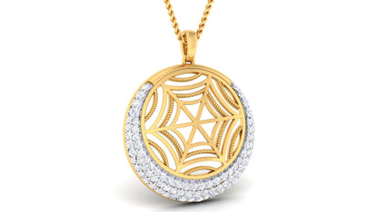 SPIDER WEB ROUND SHAPE PENDNAT SET