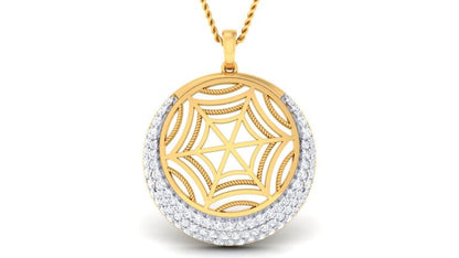 SPIDER WEB ROUND SHAPE PENDNAT SET