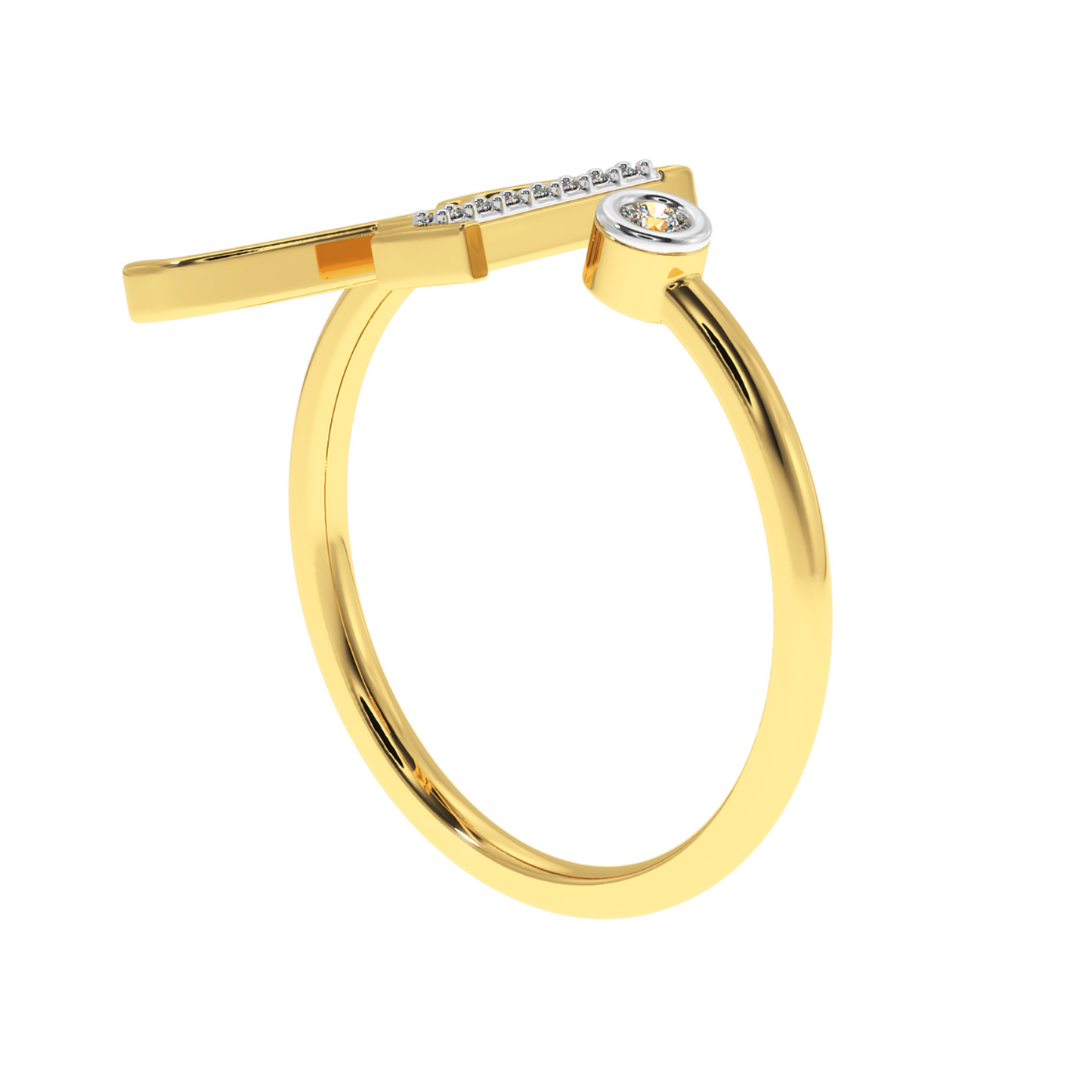 Initial Alphabet A Letter Ring